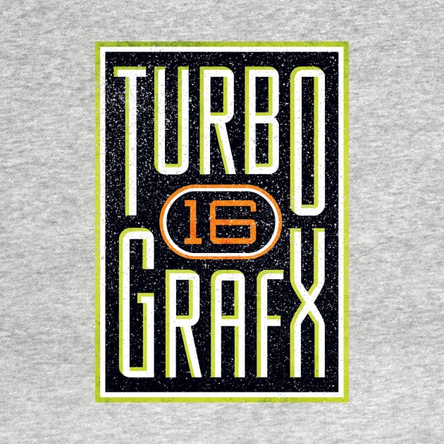 TurboGrafx 16 Logo by Super Retro City